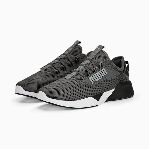 Retaliate 2 Camo Running Shoes, Cool Dark Gray-PUMA Black-Cool Mid Gray, extralarge-IND
