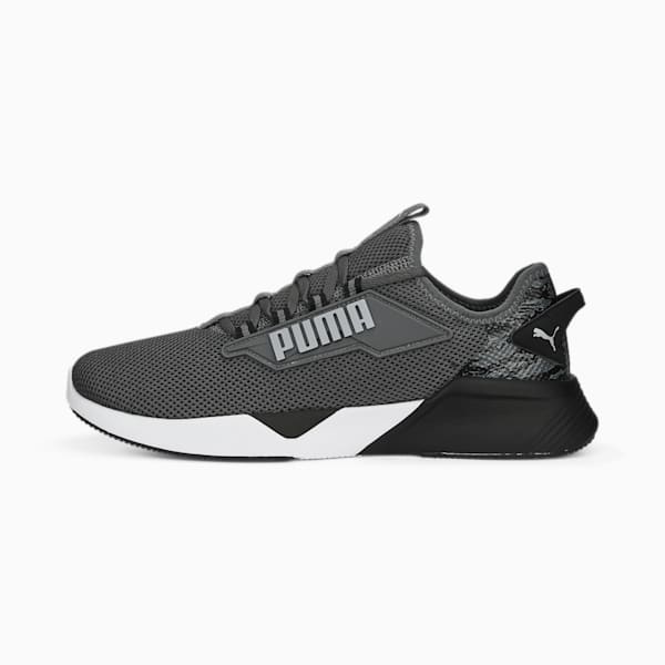 Retaliate 2 Camo Unisex Running Shoes, Cool Dark Gray-PUMA Black-Cool Mid Gray, extralarge-IDN