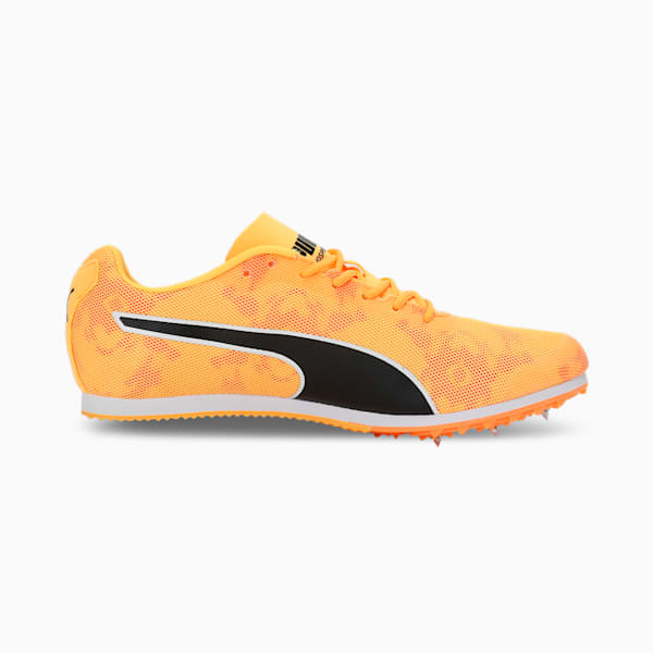 evoSPEED Star 8 Track and Field Running Shoes, Sun Stream-Sunset Glow-PUMA Black, extralarge-IND