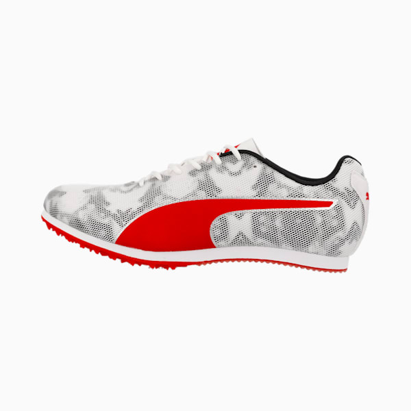 Zapatos de atletismo evoSPEED Star 8, PUMA Black-PUMA White-PUMA Red, extralarge