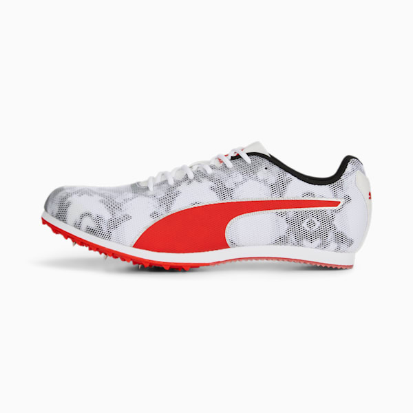 Zapatos de atletismo evoSPEED Star 8, PUMA Black-PUMA White-PUMA Red, extralarge