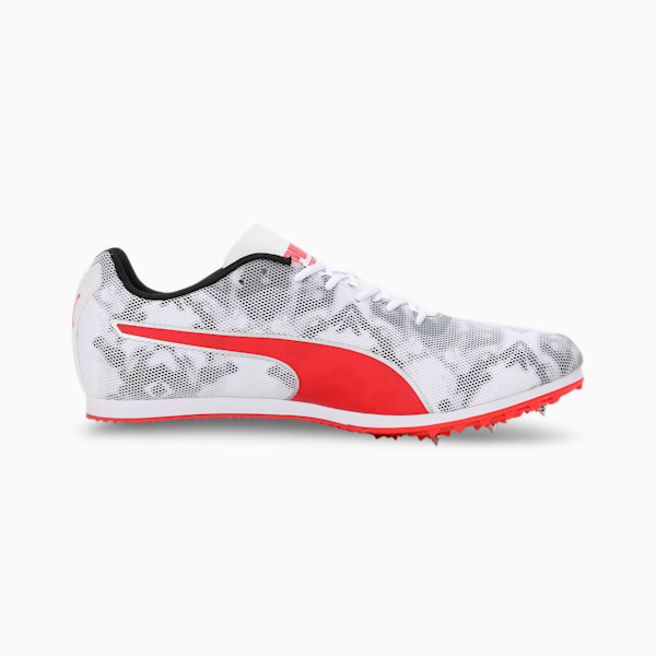 evoSPEED Star 8 Track and Field Running Shoes, PUMA Black-PUMA White-PUMA Red, extralarge-IND