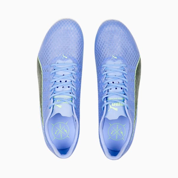 メンズ ランニング エヴォスピード ディスタンス 11 陸上用 スパイク, Elektro Purple-PUMA Black-Fizzy Lime, extralarge-JPN