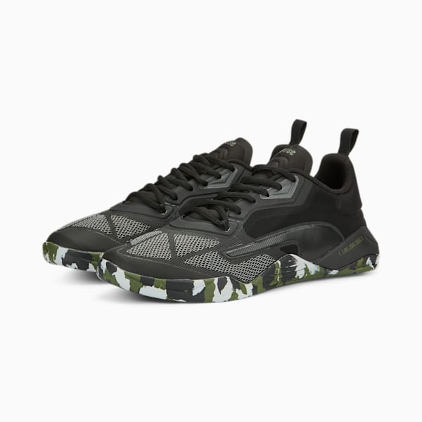 Fuse 2.0 Murph Men's Training Shoes, PUMA Black-Cool Mid Gray-Green Moss, extralarge-IND
