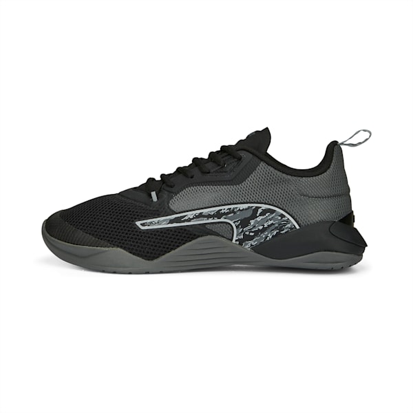 Fuse 2.0 Tiger Camo Men's Training Shoes, PUMA Black-Cool Dark Gray-Cool Mid Gray, extralarge-IND
