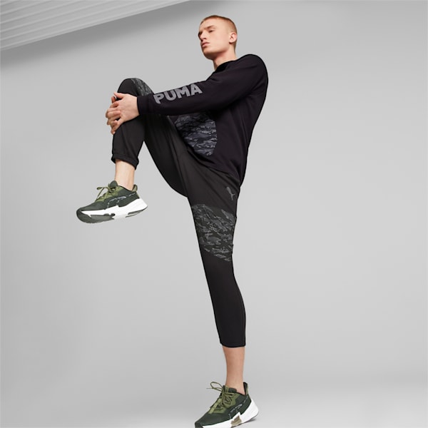PWRFrame TR 2 Tiger Camo Training Shoes Men, Green Moss-PUMA Black