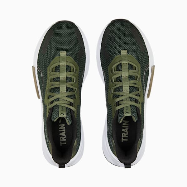 PWRFrame TR 2 Tiger Camo Training Shoes Men, Green Moss-PUMA Black