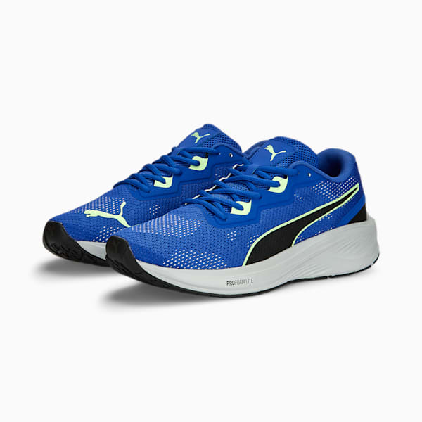 Aviator Profoam Sky Bright Unisex Running Shoes, Royal Sapphire-Fizzy Lime, extralarge-IDN