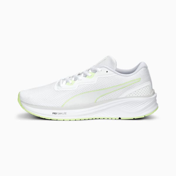 Aviator Profoam Sky Bright Running Shoes, PUMA White-Fast Yellow, extralarge-IND