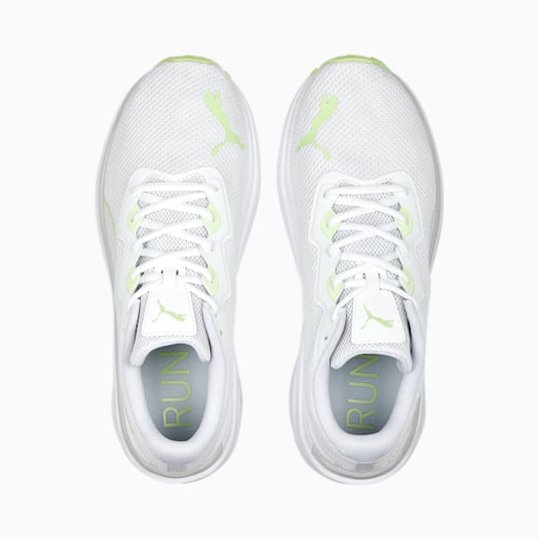 Aviator Profoam Sky Bright Running Shoes, PUMA White-Fast Yellow, extralarge-IND