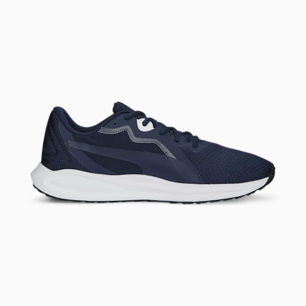 Twitch Runner Fresh Unisex Running Shoes, PUMA Navy-PUMA White, extralarge-IND