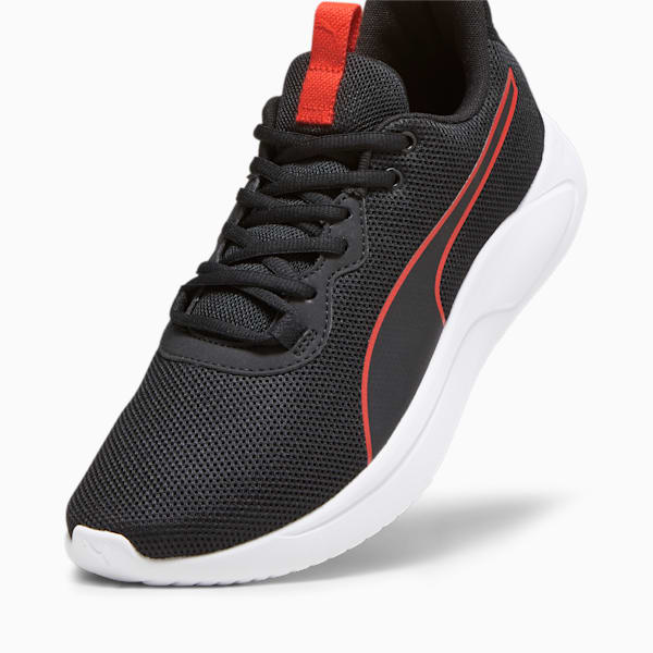 Resolve Modern Weave Unisex Running Shoes, Puma Black-For All Time Red-Neon Sun, extralarge-IDN