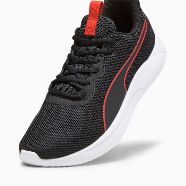 Resolve Modern Weave Running Shoes, Puma Black-For All Time Red-Neon Sun, extralarge-IND