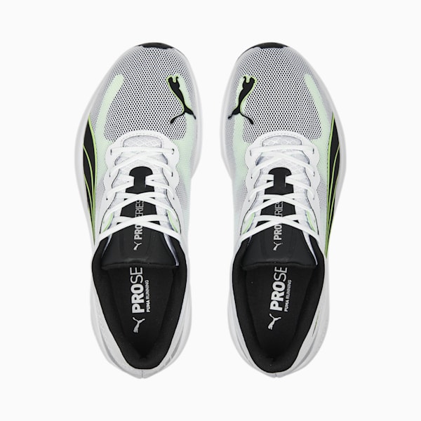 Redeem Profoam Unisex Running Shoes, PUMA White-PUMA Black-Fizzy Lime, extralarge-AUS