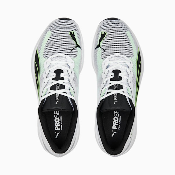 Redeem Profoam Running Shoes, PUMA White-PUMA Black-Fizzy Lime, extralarge