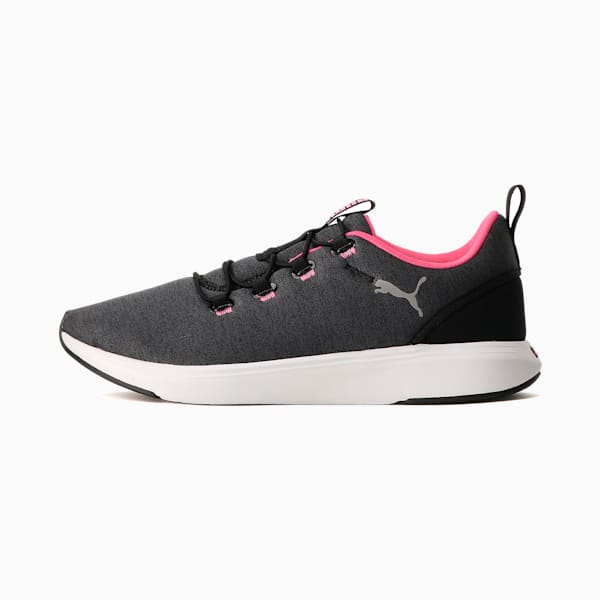 ユニセックス ソフトライド クルーズ ランニングシューズ, Puma Black-Sunset Pink, extralarge-JPN