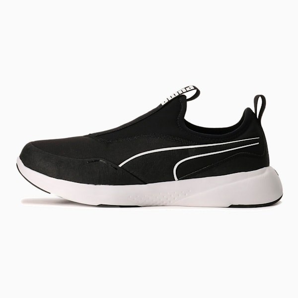 ユニセックス ソフトライド フィール スリッポン ワイド ランニングシューズ, PUMA Black-PUMA White, extralarge-JPN