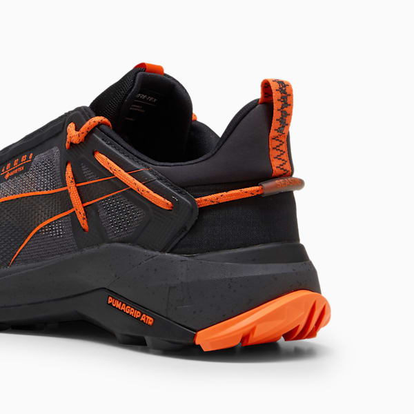 Tenis de senderismo Hombre Explore NITRO GORE-TEX, PUMA Black-Flat Dark Gray-Flame Flicker, extralarge
