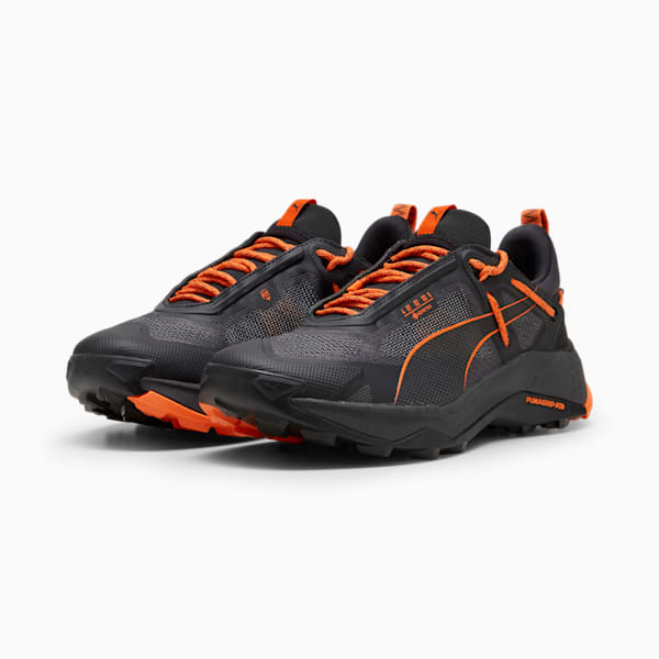 Tenis de senderismo Hombre Explore NITRO GORE-TEX, PUMA Black-Flat Dark Gray-Flame Flicker, extralarge