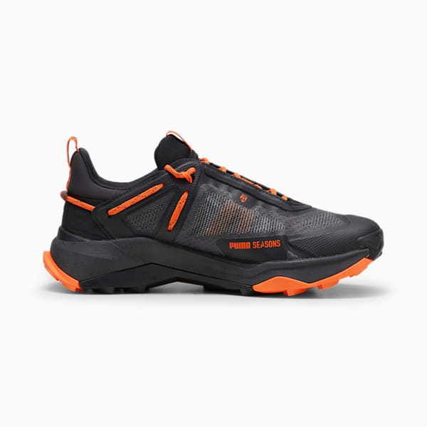Tenis de senderismo Hombre Explore NITRO GORE-TEX, PUMA Black-Flat Dark Gray-Flame Flicker, extralarge
