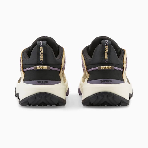 SEASONS Explore NITRO™ GORE-TEX Women's Hiking Shoes, Granola-PUMA Black-Purple Charcoal, extralarge