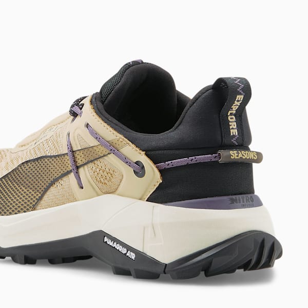 Explore NITRO GORE-TEX Hiking Shoes Women, Granola-PUMA Black-Purple Charcoal, extralarge