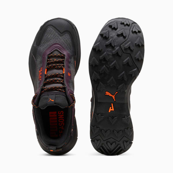 Tenis Mujer de Hiking Explore NITRO GORE-TEX, PUMA Black-Midnight Plum-Flame Flicker, extralarge