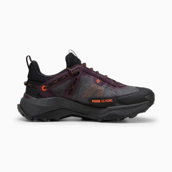 Tenis Mujer de Hiking Explore NITRO GORE-TEX, PUMA Black-Midnight Plum-Flame Flicker, extralarge