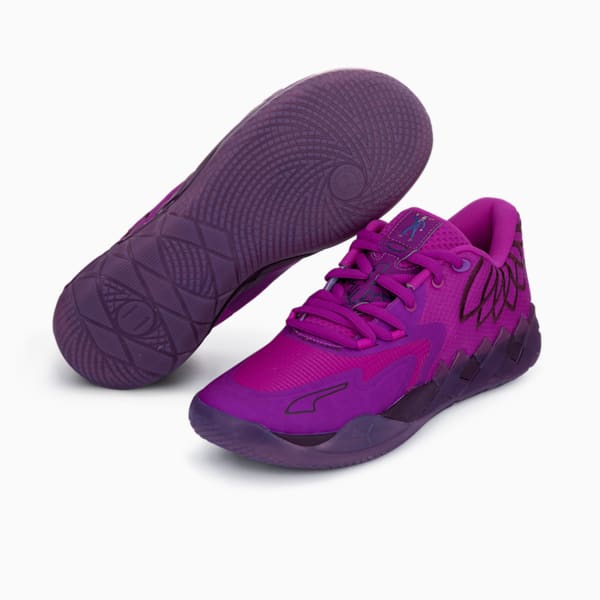 MB.01 Disco Lo Basketball Shoes, Deep Orchid-Pickled Beet, extralarge