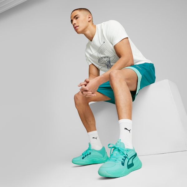 Court Rider Chaos Slash Sneakers, Electric Peppermint-Green Lagoon, extralarge-IND