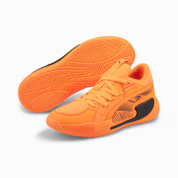 Court Rider Chaos Laser Basketball Shoes, Ultra Orange, extralarge-IND
