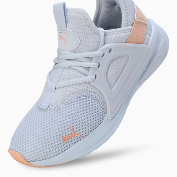 SOFTRIDE Enzo Evo Women's Running Shoes, Silver Mist-Peach Fizz, extralarge-IND