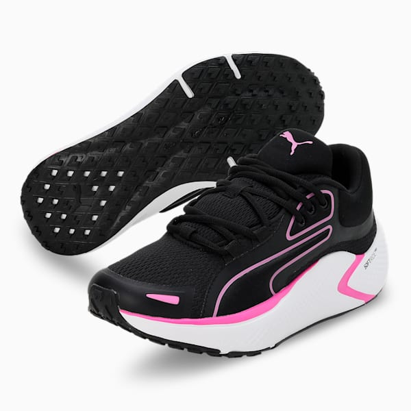 SOFTRIDE Procast Women's Walking Shoes, Puma Black-Electric Orchid, extralarge-IND