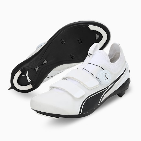 PWR Spin Men's Shoes, PUMA White-PUMA White-PUMA Black, extralarge-IND