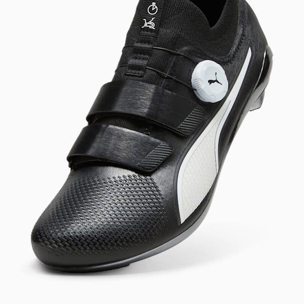 PUMA PWRSPIN Indoor Cycling Shoes Black White Size 10