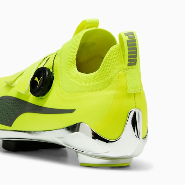 PWRSPIN Indoor Cycling Shoes, Yellow Alert-Cast Iron, extralarge