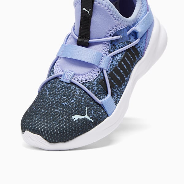 Tenis sin agujetas Rift Sprinkle Little Kids', Lavendar Pop-PUMA Black, extralarge