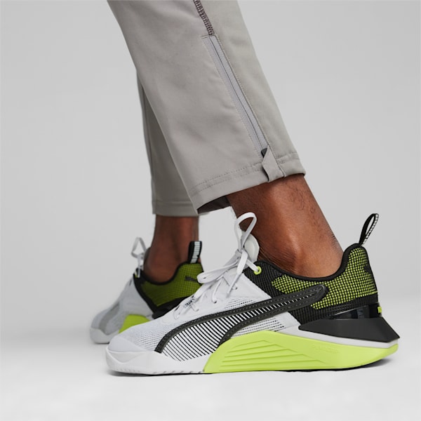 Tenis de entrenamiento para hombre Fuse 3.0, Silver Mist-Lime Pow-PUMA Black, extralarge