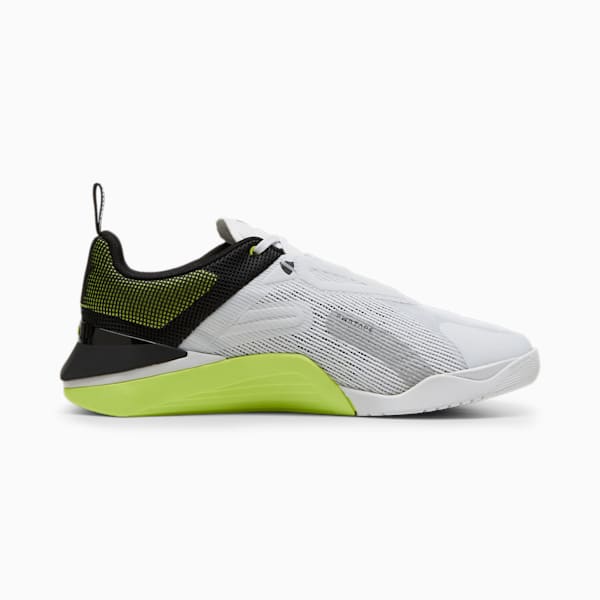 Tenis de entrenamiento para hombre Fuse 3.0, Silver Mist-Lime Pow-PUMA Black, extralarge