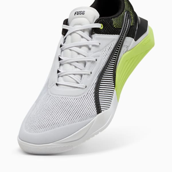 Fuse 3.0 Men's Training Shoes, Silver Mist-Lime Pow-PUMA Black, extralarge