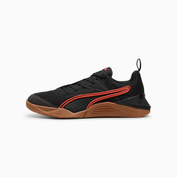 Tenis de entrenamiento para hombre Fuse 3.0, PUMA Black-Redmazing, extralarge
