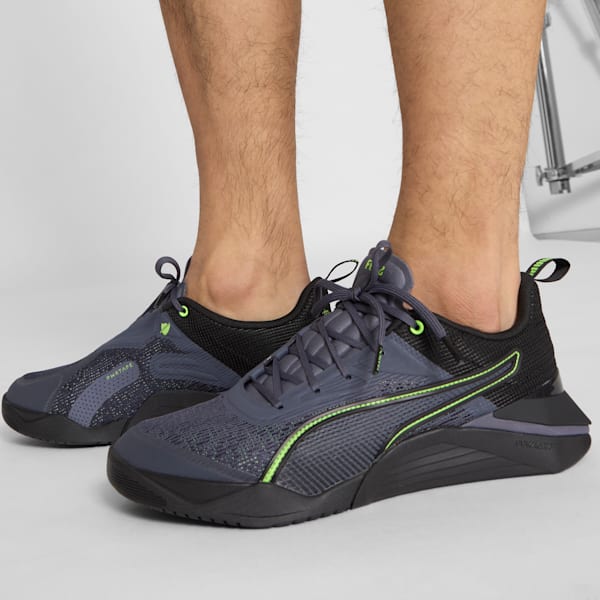 Fuse 3.0 Men's Training Shoes, Galactic Gray-PUMA Black-Green Glare, extralarge