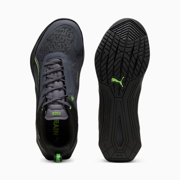 Fuse 3.0 Men's Training Shoes, Galactic Gray-PUMA Black-Green Glare, extralarge