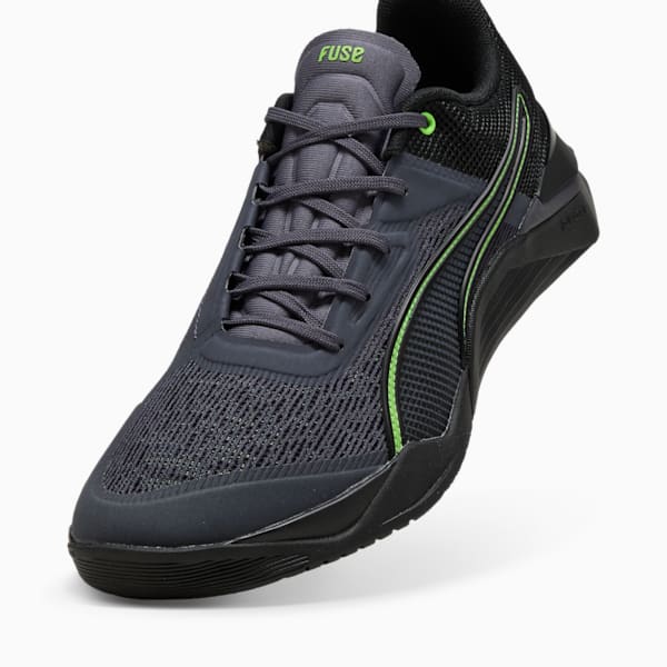 Fuse 3.0 Men's Training Shoes, Galactic Gray-PUMA Black-Green Glare, extralarge