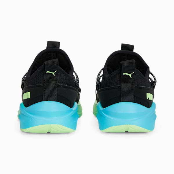 One4All Fade Toddlers' Shoes, PUMA Black-Fizzy Lime-Bright Aqua, extralarge