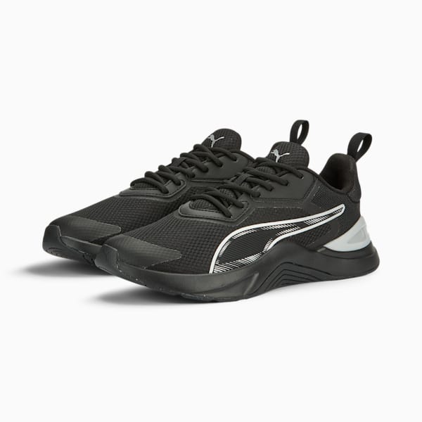 Infusion Women's Training Shoes, PUMA Black-PUMA Silver, extralarge-AUS