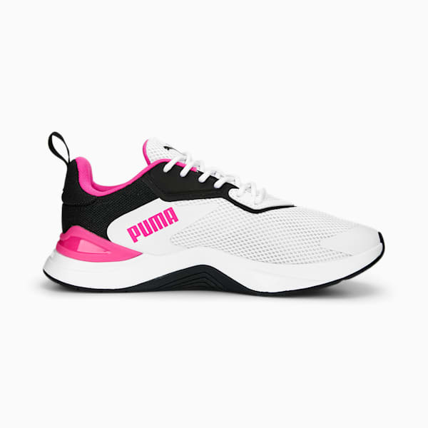 Infusion Women's Training Shoes, PUMA White-PUMA Black-Ravish, extralarge-AUS