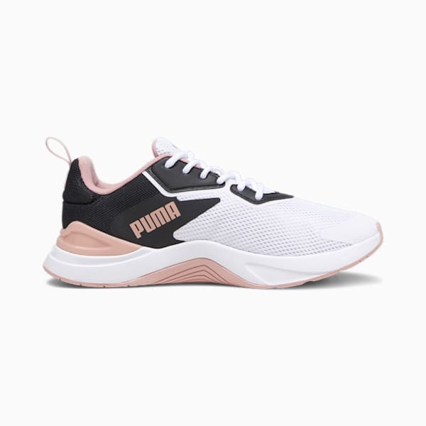 Infusion Women's Training Shoes, PUMA White-PUMA Black-Future Pink, extralarge-IND