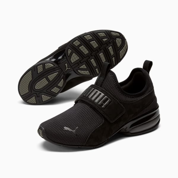 Axelion Slip-On Blackout Camo Big Kids' Sneakers | PUMA