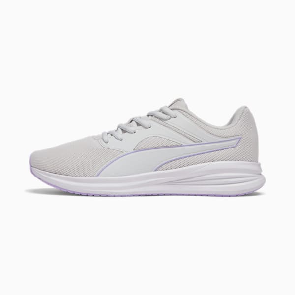 Transport Women's Running Shoes, Feather Gray-Vivid Violet, extralarge